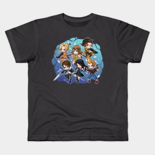 Fanart Final Fantasy 8 Squad Chibis Kids T-Shirt